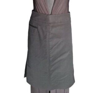 CASSIS Black Cotton Midi Skirt Sz 12